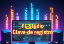 Última FL Studio 25 Clave de registro 2025 (Versión completa) FL Studio Clave de registro con diseño de estudio musical digital